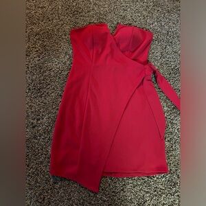 Elegant Red Women's Dress